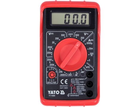 YATO - MIERNIK CYFROWY UNIWERSALNY; BUZER - YT-73080